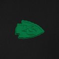 thumbnail image 4 of Men's Antigua  Black Kansas City Chiefs St Patrick Day Intent Quarter-Zip Pullover Top, 4 of 4