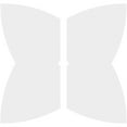 thumbnail image 4 of 28"OD x 1"ID x 10 1/2"C x 1"P Cosmo Architectural Grade PVC Contemporary Ceiling Medallion, Two Piece, 4 of 11