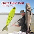 thumbnail image 4 of Señuelo de pesca biónico articulado Bsvklp 2 anzuelos cebos para pesca de lubina, 4 of 9