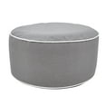 thumbnail image 1 of Saro Lifestyle Simply Solid Indoor/Outdoor Inflatable Ottoman, 1 of 5