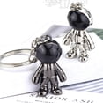 thumbnail image 4 of Astronaut Keychain 3D Cartoon - Decorative Spaceman Key Chain Backpack Charm, 4 of 7