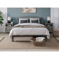thumbnail image 5 of AFI Warren 14" Queen Wood Platform Bed Frame with Twin-XL Trundle, Grey, 5 of 13