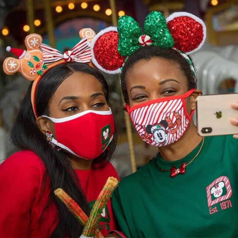 Christmas Gingerbread Minnie Bow Ears Headband For Women  display picture 1