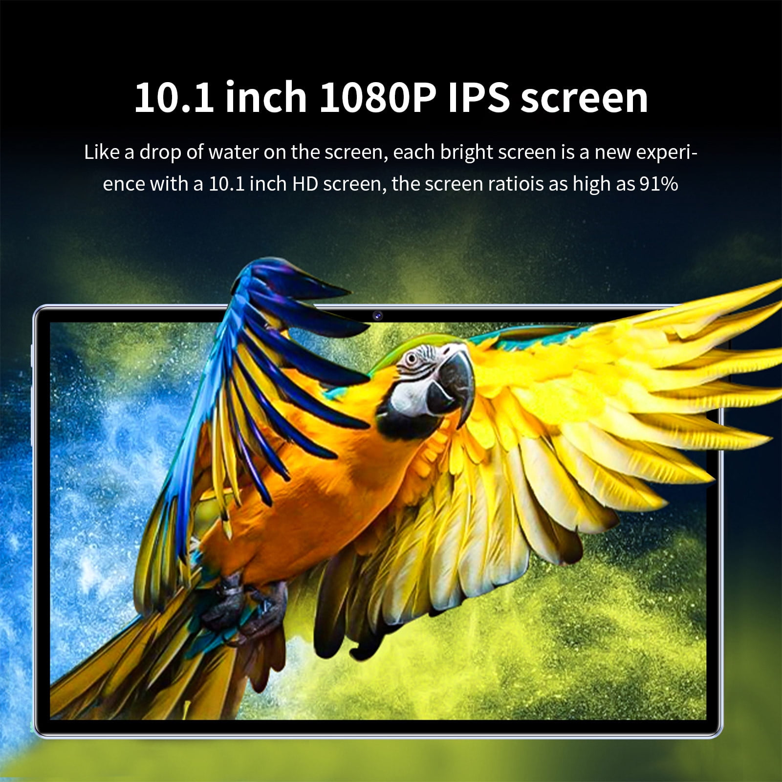 Upgraded 10.1-inch Tablet Computer 10 Core Android Ultra-thin HD Screen Learning Game Video Office Tablet 2+32G Supports Double SIM Communication Function