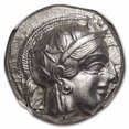thumbnail image 2 of Athens AR Tetradrachm Owl (440-404 BC) Ch AU NGC (Full Crest), 2 of 3