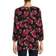 thumbnail image 3 of The Pioneer Woman Floral Peasant Blouse, 3 of 7