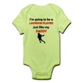 thumbnail image 1 of CafePress - Lacrosse Player Like My Daddy Body Suit - Baby Light Bodysuit, 1 of 1