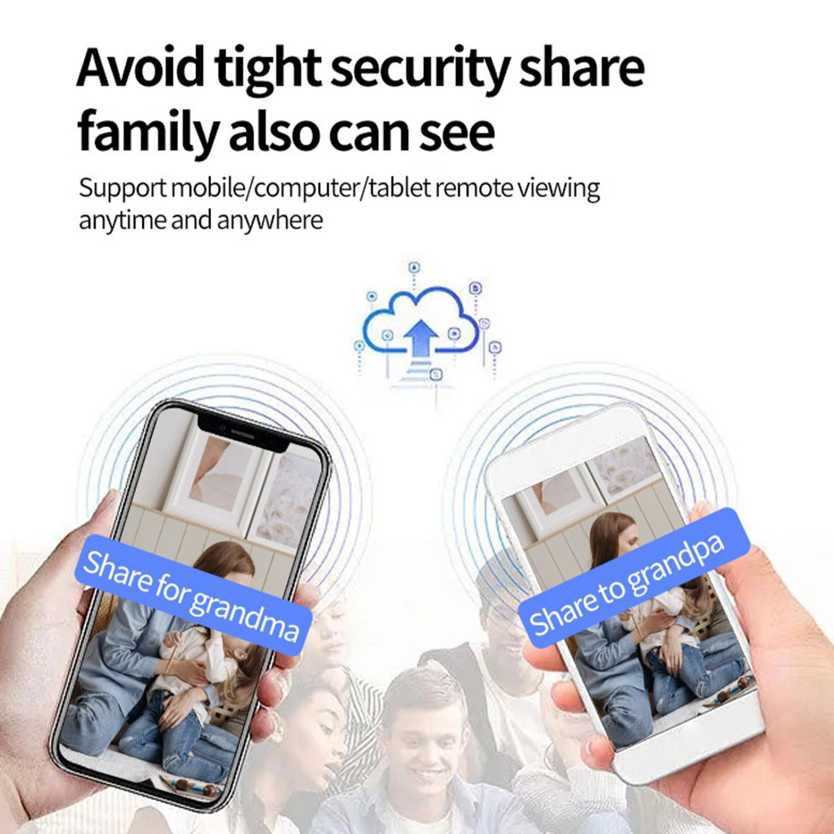 AZXY Security Cameras Wireless Wifi,Indoor Security Cameras,1080p Hd Home Smart Camera,Surveillance Camera for Pet