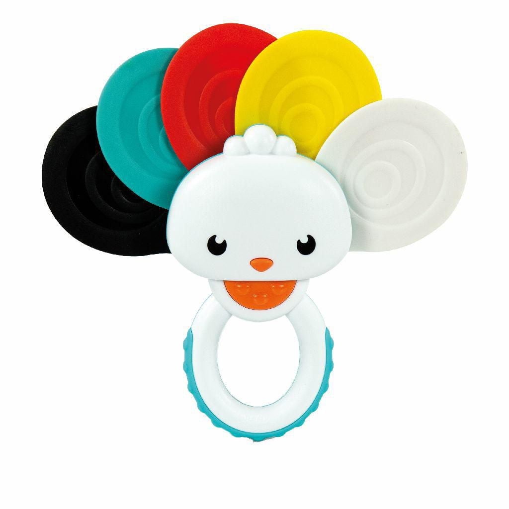 Rainbow Peacock Rattle