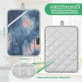 thumbnail image 6 of Yayeee Pot Holders Kitchen Heat Resistant with Pocket 7"x9.8" Cotton Oven Cooking Hot Pads, Trees in The Night, 6 of 7