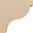 thumbnail image 3 of 3"W x 12"D x 12"H Thin Garner Rough Cedar Woodgrain TimberThane Corbel, Primed Tan, 3 of 6