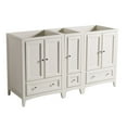 thumbnail image 2 of Fresca Oxford 60" Antique White Traditional Double Sink Bathroom Cabinets, 2 of 5