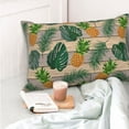thumbnail image 6 of Disketp Pillow Covers Pineapples Palm Leaves Pattern Throw Pillow Case Cushion Covers,Cushion For Bedroom,Couch,Home-20"X30", 6 of 9
