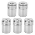 thumbnail image 3 of Seasoning Bottle, Spice Bottles Set, With Top Rotatable Seasoning Shaker 5PCS For Storing Barbecue Seasoning Salt Pepper And More Kitchen Gadget BBQ Tool, 3 of 8
