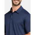 thumbnail image 4 of Russell Athletic Men's Performance Polo Shirt with Short Sleeves, Sizes S-2XL, 4 of 5