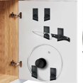 thumbnail image 3 of Pot Lid Rack Wall Mounted Hanging Bracket Pot Lid Rack Plastic Kitchen Storage Kitchen Storage Rack Separate, 3 of 5