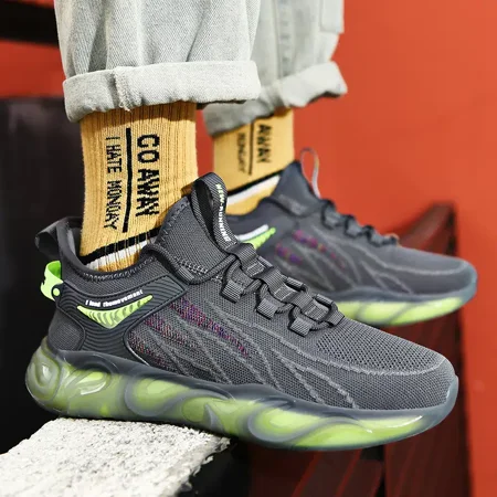 

Yishow-B Men‘s Shock-Absorption Air Cushion Shoes Breathable Lightweight Running Sneakers For Outdoor Sport Fitness