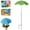 B, variant on Plant Umbrella Shade for Potted Plants, Plant Umbrellas for Outdoor Plants, Adjustable 40in Higher 23.6in Larger Garden Umbrella Sun Shade Cover for Plant Flower