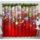 thumbnail image 1 of ABPHQTO Merry Christmas Time Navidad Fantástica Navidad Cortina de ventana Cortina de cocina Tamaño 130x210 cm (Dos piezas) ABPHQTO Window-ZK34-Two, 1 of 2