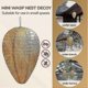 thumbnail image 2 of 6pcs Wasp Nest Decoy, Hanging Wasp Nest Paper Fake Wasp Nest, Stay Away from Wasps Hornets compatible Patio Garden Outdoorsi xi, 2 of 5