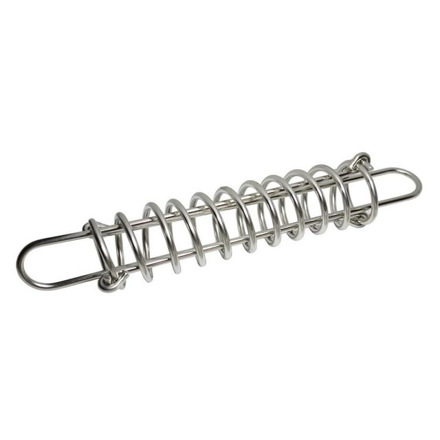 Ligne d'Amarrage pour Quai Marin, Ressort Absorbant les Chocs, 113mm/4.45 Pouces, Acier Inoxydable