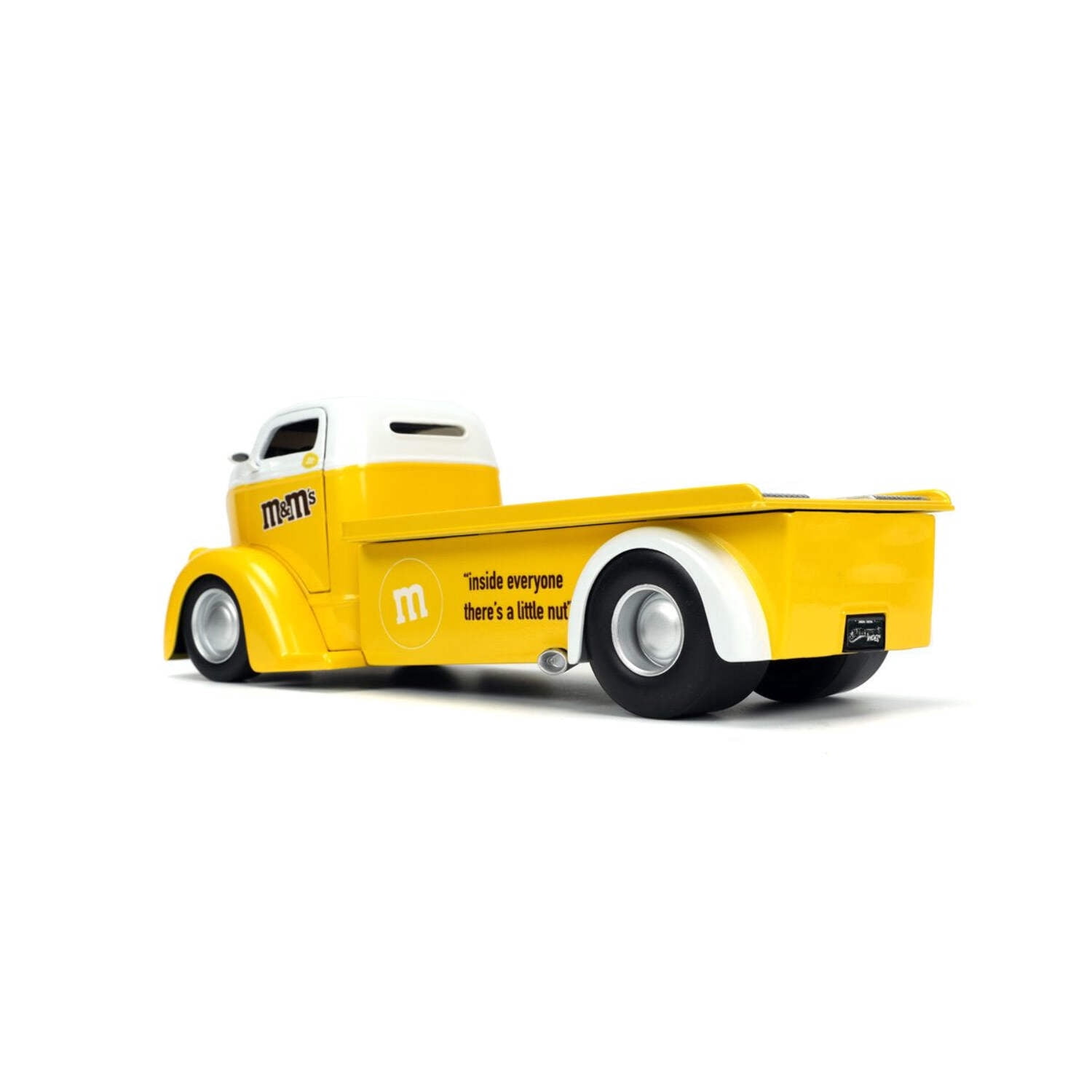 JADA TOYS 1/24 - FORD COE Flatbed Truck with M&M'S Yellow Figure - 1947