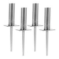 landege 4Pcs Football Flagpole Base Soccer Corner Flags Holder Spring