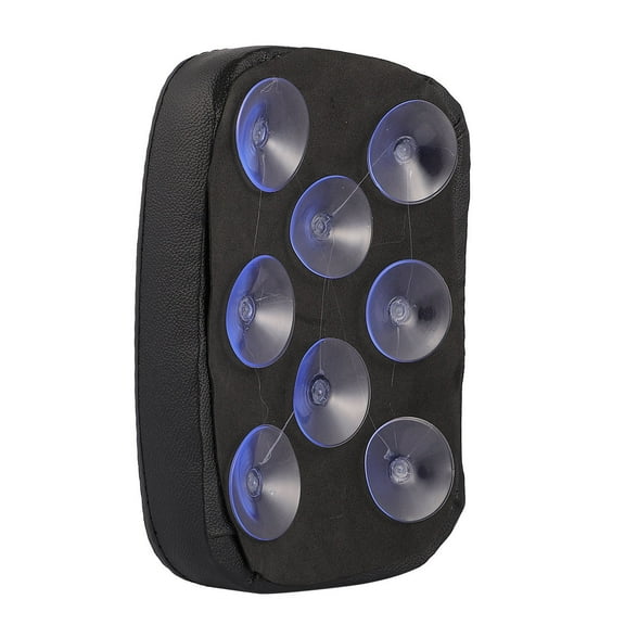 Worgeous Motorcycle Rear Seat Rear Cushion PU Leather 1Set Black