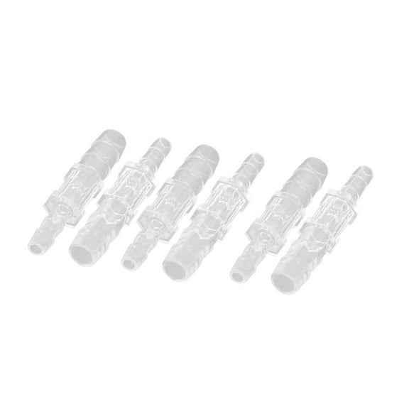 Unique Bargains 6Pcs 5.5mm-8.5mm Dia Aquarium Fish Tank Airline Tube Hose Connector Adapter