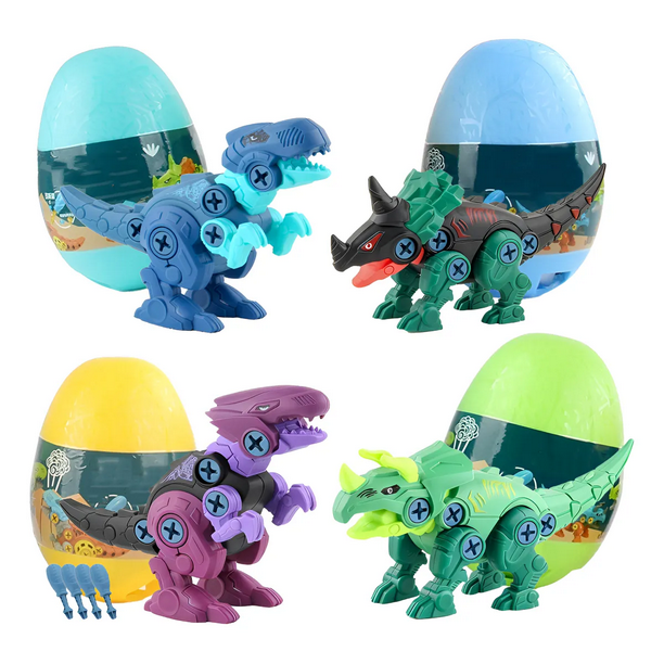 Juguetes De Montaje De Huevos De Dinosaurio Para Niños Dinosaurios En Huevos 2 Xtellar multicolor