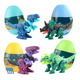 thumbnail image 1 of Juguetes De Montaje De Huevos De Dinosaurio Para Niños Dinosaurios En Huevos 2 Xtellar multicolor, 1 of 4