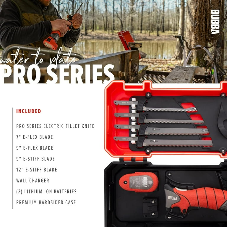 Pro Series Li-Ion Fillet Knife 4-Blades 1135880 - Pokeys Tackle Shop
