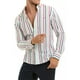 thumbnail image 5 of Camisa Casual Para Caballero Cómoda A Rayas Porto Blanco, 5 of 8