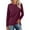 05-Dark Purple, variant on Women's Color Block Tops Casual Long Sleeve Tunic Round Neck Pullover Shirts 01-Blue XXL