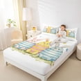 thumbnail image 4 of Erosebridal Rabbit Eggs Kids Queen Sheet Sets, Happy Easter Bed Set, 4-Piece, 4 of 5