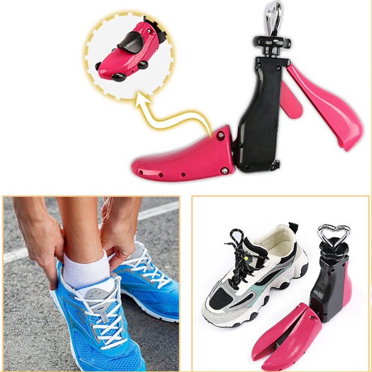IFCOW Shoe Stretcher Boot Stretcher Women Men Adjustable Boot Stretchers for Cowboy Boots Stretching Shoe Boot Width 35 42