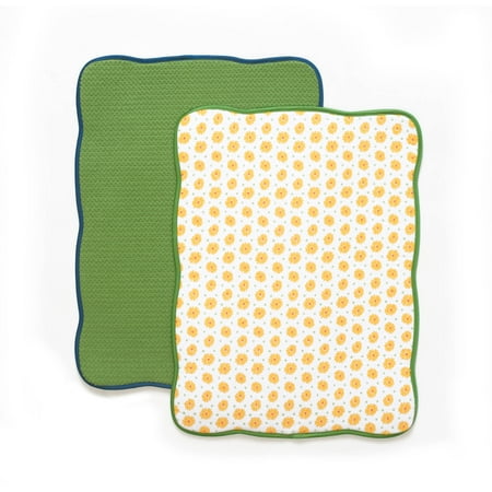 The Pioneer Woman 2 Pack Bandana Reversible Dish Drying Mat Set