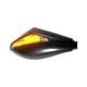 thumbnail image 3 of Espejo Retrovisor Para Motocicleta Luz Cálida Negro Motocicleta Led Intermitente Espejo 2 Uds Moyic VI008819-02, 3 of 6