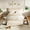 Full-Beige, variant on Asofer Full Upholstered Bed Frame with 4 Rolling Storage Drawers & 3-Step Adjustable Headboard, Solid Wood Slat Base, Beige
