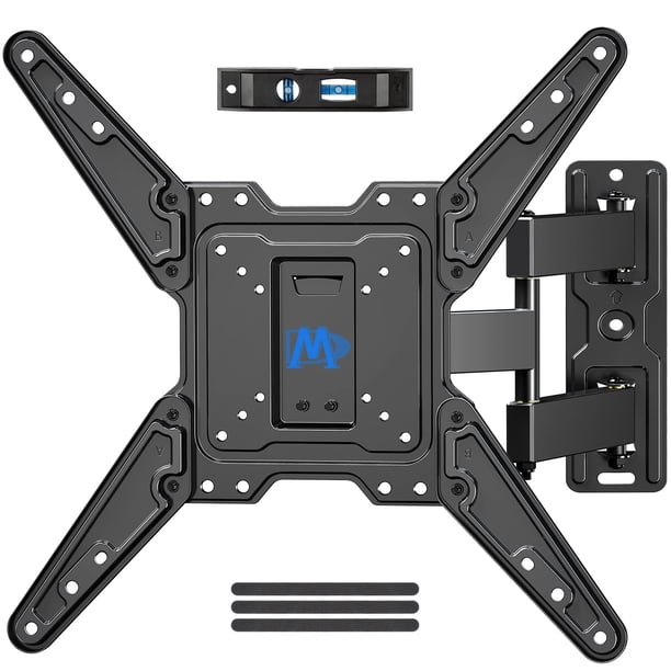 Mounting Dream Soporte de pared para TV con certificación UL para la mayoría de televisores de 26 a 55 pulgadas, soporte de TV de movimiento completo con diseño central perfecto, soporte articulado de