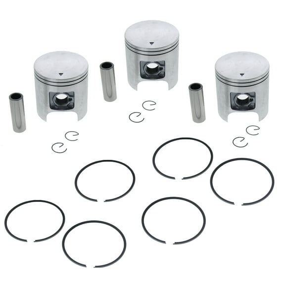 Piston Kit for Polaris Indy XLT SKS 580 1993 1994 x3 Snowmobile by Race-Driven