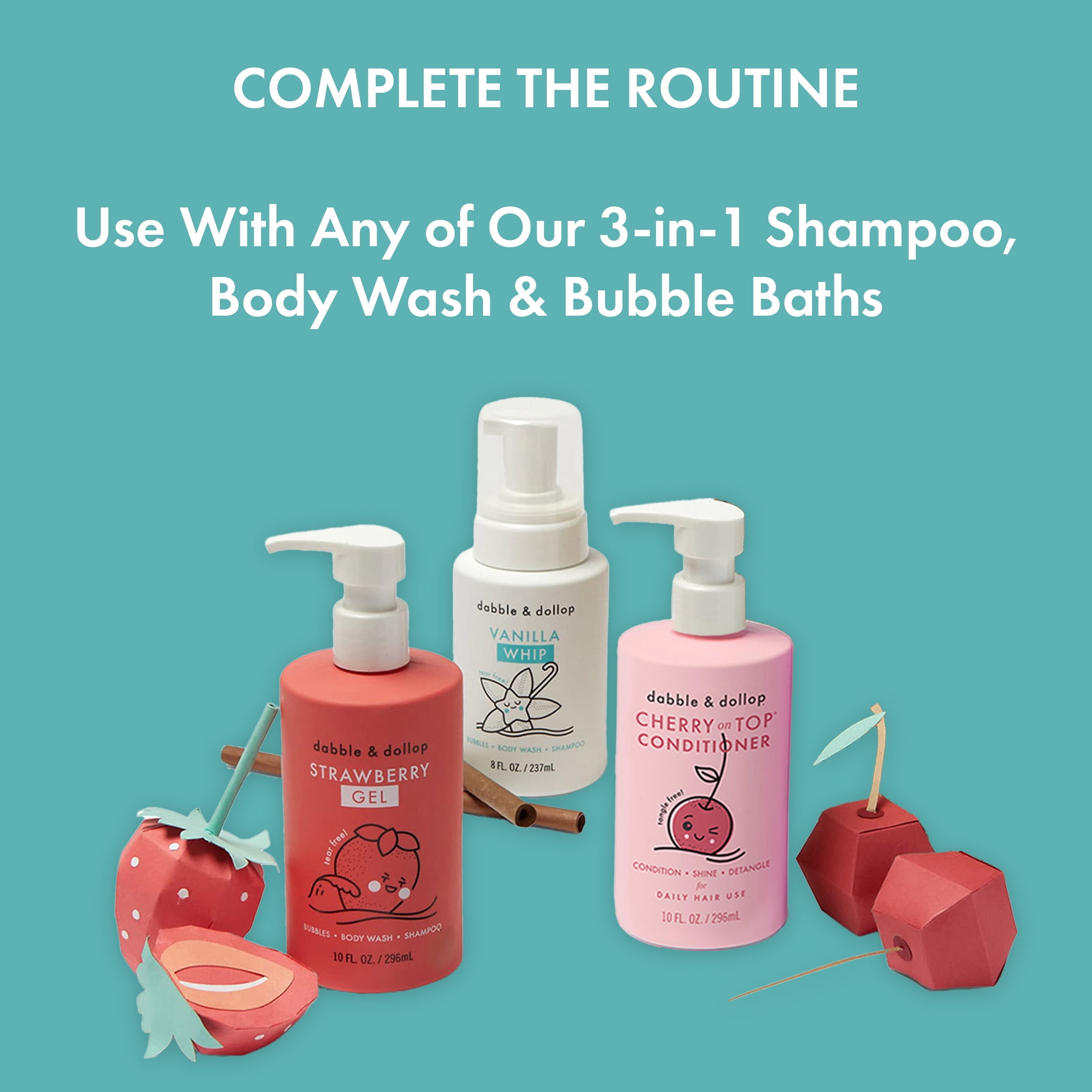Dabble & Dollop Cherry on Top® Hair Conditioner, 10 fl oz