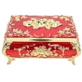 thumbnail image 2 of Jewelry Storage Box,Vintage Jewelry Box Glossy Metal Jewelry Box Vintage Jewelry Storage Box Versatile Functionality, 2 of 14