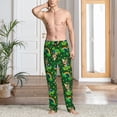 thumbnail image 2 of Salouo Cat St Patrick's day Print Pajama Pants for Men, Lounge Pants Elastic Waistband Casual Men's sleepwear Loungewear Sleep Pajama Pant-X-Large, 2 of 6
