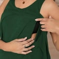 thumbnail image 4 of Nursing Tank Top for Breastfeeding Sleeveless Maternity Vest Pregnancy Clothes Maternity Mint Green XL Clearance, 4 of 5