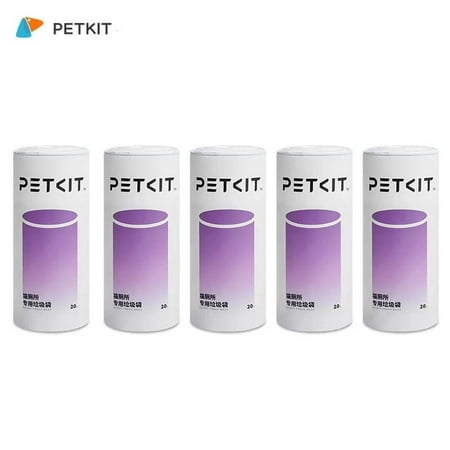 Petkit Poop Bag For Purax PuraMax Automatic Cat Litter Box 5 Rollers Bags with Handle Hand Free Dirty For Litter Box Pan