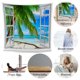 thumbnail image 5 of Tapiz Para Colgar En La Pared Vista Al Mar Impresión De Fondo Dormitorio Alfombras De Pared Manta Likrtyny Arte Deco, 5 of 7
