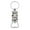 Cat Face Pattern (S2), variant on Household Kitchen Tools Keychains Metal Bottle Opener With Key Ring - Green Frog Pattern