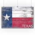 thumbnail image 2 of Rustic Texas State Flag (24x36 Giclee Gallery Art Print, Vivid Textured Wall Decor), 2 of 3