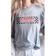 thumbnail image 4 of Happy Valentines Day Checkered Graphic Tee T-Shirt, 4 of 8